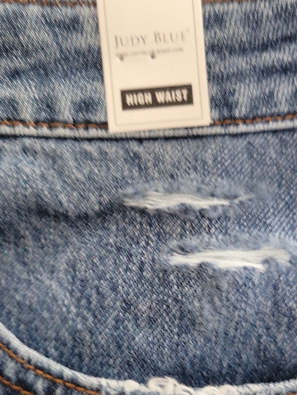 Judy Blue 2xl Rigid Magic Denim Shorts NWT - Picture 3 of 5